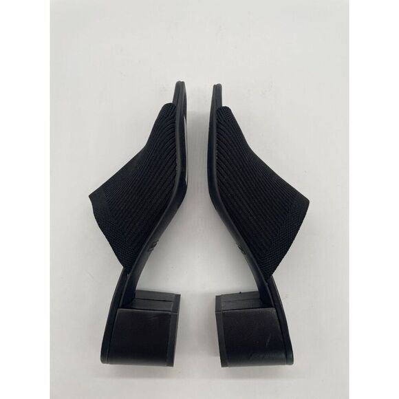 Everlane The Glove Mule Sandal Womens Sz 11 Black Re Knit Block Heel Slip On - Picture 7 of 11
